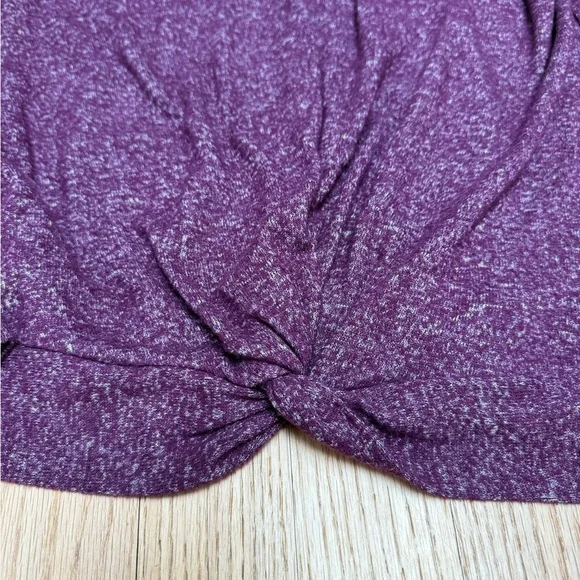 Zella Girls Twist Front Top Purple - Picture 3 of 3